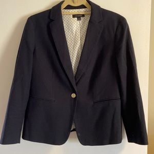 Ann Taylor Blazer, Navy. Size 8.